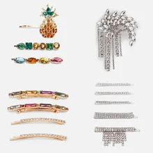 Лучшая леди, новинка, трендовые ZA заколки для волос с кристаллами для женщин, фирменный дизайн, ювелирные изделия для волос в виде ракушки, имитация жемчужные заколки для волос, заколка для волос, подарки