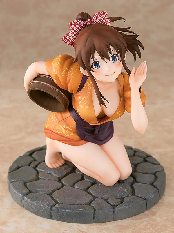 13 см Idolmaster Million Live Satake Minako Poka Service Ver. ПВХ Фигурки Коллекционная модель игрушки для