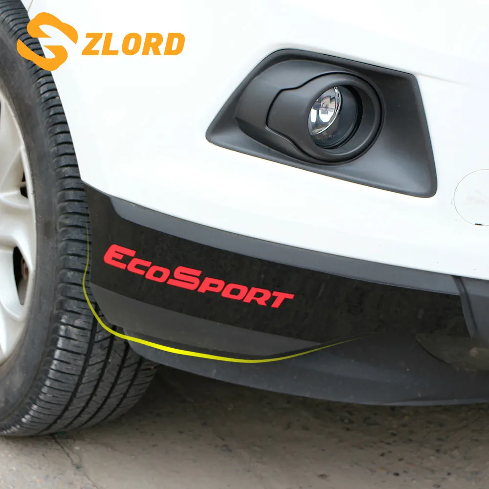 Zlord 2 шт./компл. автомобильный передний бампер Угловые защитные полосы наклейка