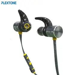 Plextone BX343 Беспроводной вкладыши Наушники bluetooth IPX5 Водонепроницаемый наушники магнитных гарнитура наушники С микрофоном