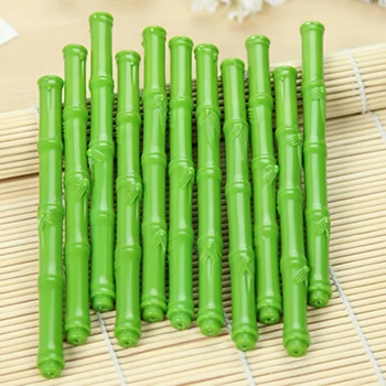 

20pcs/lot Lifelike Bamboo Shaped Ball Point Pen Creative Stationerybamboo pen Pen Lovely Style Writing Pens Free Shipping