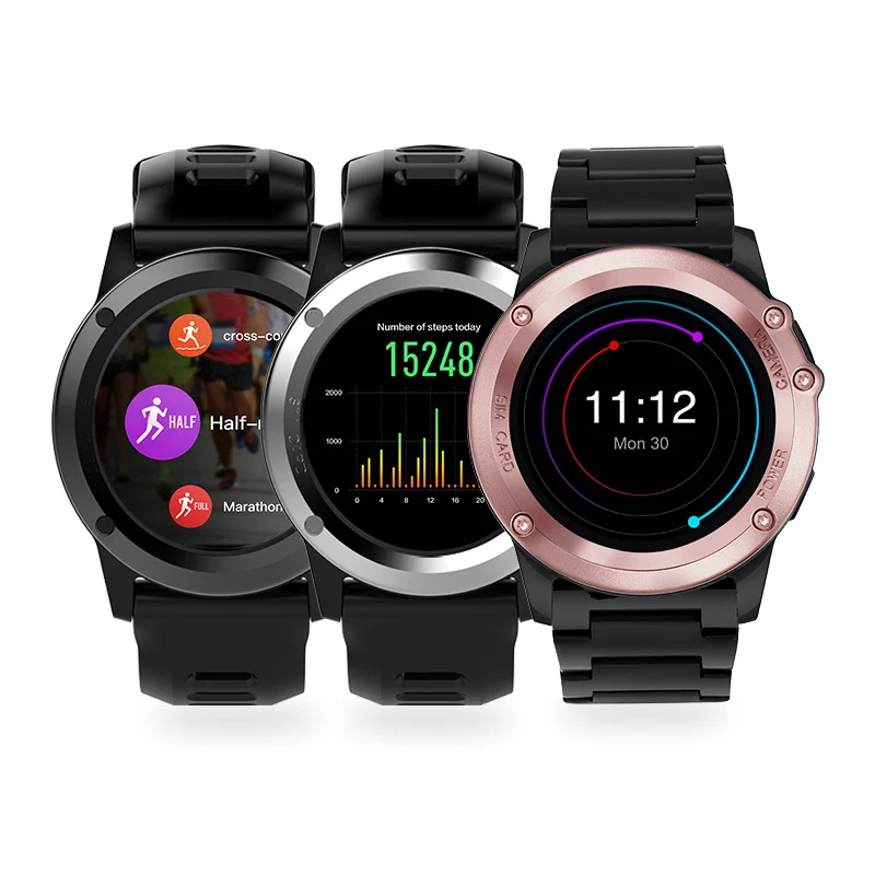 

H1 HD Video Smart Watches 3G Call GPS Navigation Wifi Browse Web Waterproof 5.0MP Camera Bluetooth With Sport Heart Rate Tracker