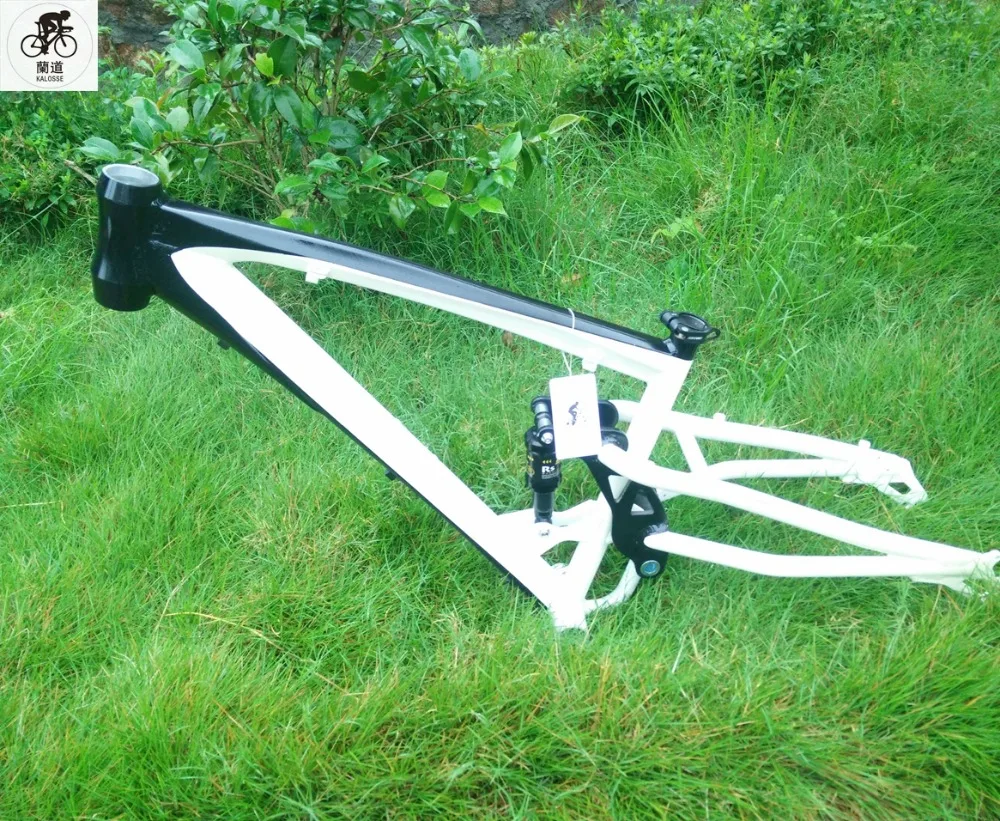 Excellent Kaloss Air suspension DH/AM  frame  Bike snow  26*4.0 inch  Fat/Snow  bike frame  Full suspension  DIY colors   26*17 inch , 26