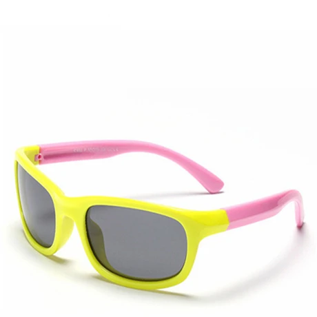 UCOOL/ Новые Модные поляризованные стильные очки детские милые детские солнцезащитные очки Oculos De Sol Infantil - Цвет линз: Цвет: желтый