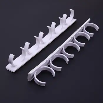 

2/4 Pcs Spice Bottle Rack Wall Mount Ingredient Plastic Organizer Rack 5 Cabinet Kitchen Cabinet Door Hooks Jars Spice Holder