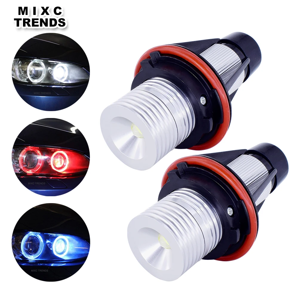 Error Free LED Angel Eyes Halo Rings 5W Hola Headlights Bulb for BMW