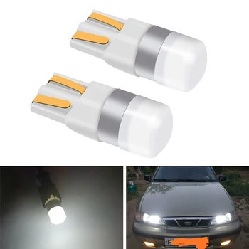 

2x T10 W5W LED Car Bulbs CANBUS Error Free Car Side Wedge Interior Light For Daewoo Nexia Matiz Lanos Nubira Espero Gentra Kalos