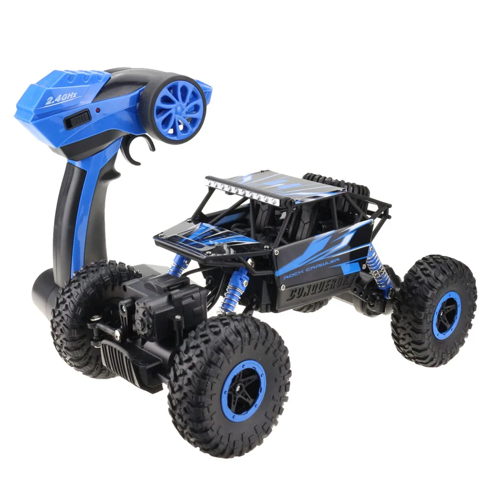 Lynrc RC Car 4WD 2.4GHz climbing Car 4x4 Double Motors Bigfoot Car Remote Control Model Off-Road Vehicle Toy