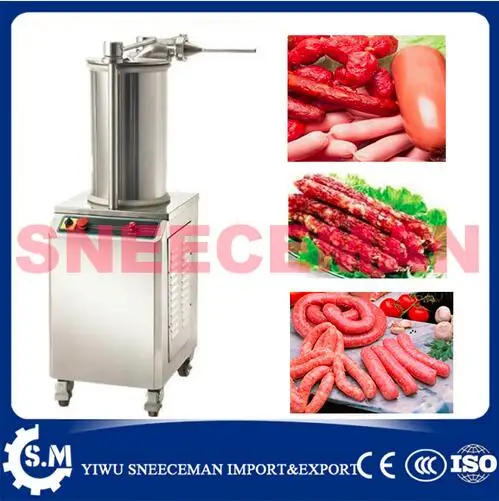 

600kg/time industry stainless steel Rapid Sausage filler machine Hydraulic Automatic Quick Enema Machine for sale with 35L