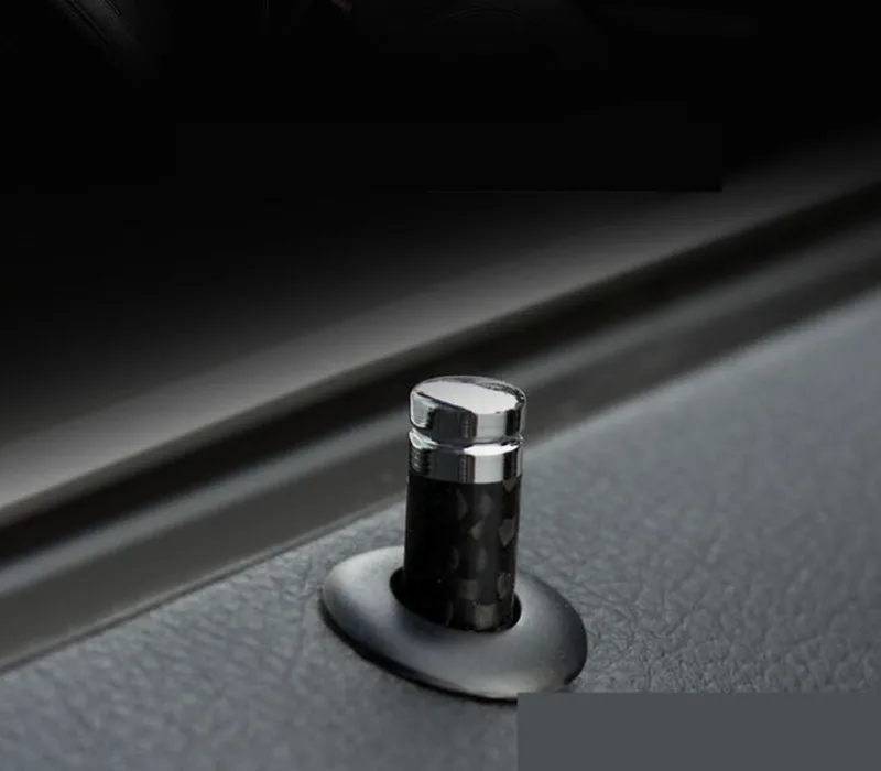 4X углеродное волокно дверной замок заколка крышка интерьерный декор для Land Rover Evoque Дискавери Range Rover Sport автомобильные аксессуары