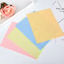 Silver Polishing Cloth Cleaning Cleaner Polishing Jewelry Anti Tarnish Candy Color DIY Making Tools Jewelry goxawee jewelry tools ball cones polishing media for rotary tumbler jewelry polishing tumbler accessories oval polishing beads