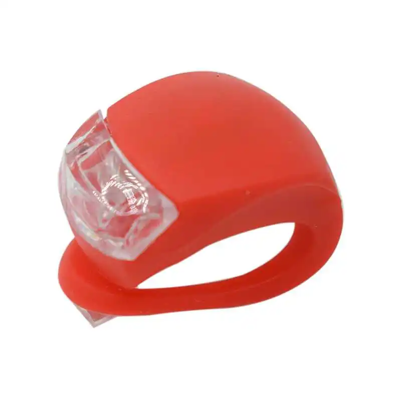 Perfect WasaFire 3 Modes Silicone Bicycle Lights Helmet LED Flash light Waterproof Wheel Front Bike Light Rear Tail Lamp with battery 5