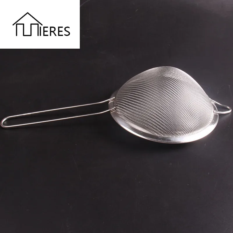 

Mieres Stainless Steel Colander Net Leak Thickened Large Oil Fishing Wide-Edge 40 Mesh Twill Oil Grid
