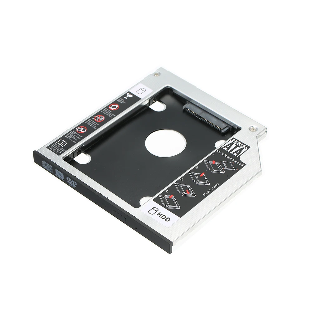 Жесткий диск Caddy лоток SATA 2 HDD SSD Caddy чехол для 12,7 мм универсальный CD/DVD-ROM