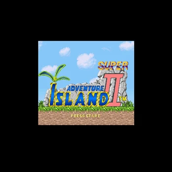 

Super Adventure Island 2 NTSC Version 16 Bit 46 Pin Big Gray Game Card For USA Game Players