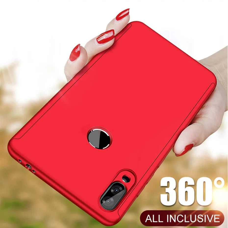 

360 Full Protective Phone Case For Xiaomi Mi9 8Lite Redmi Note 7 6 Pro 6A 4X Anti knock Case on Redmi 5 Plus 5A Cover With Glass