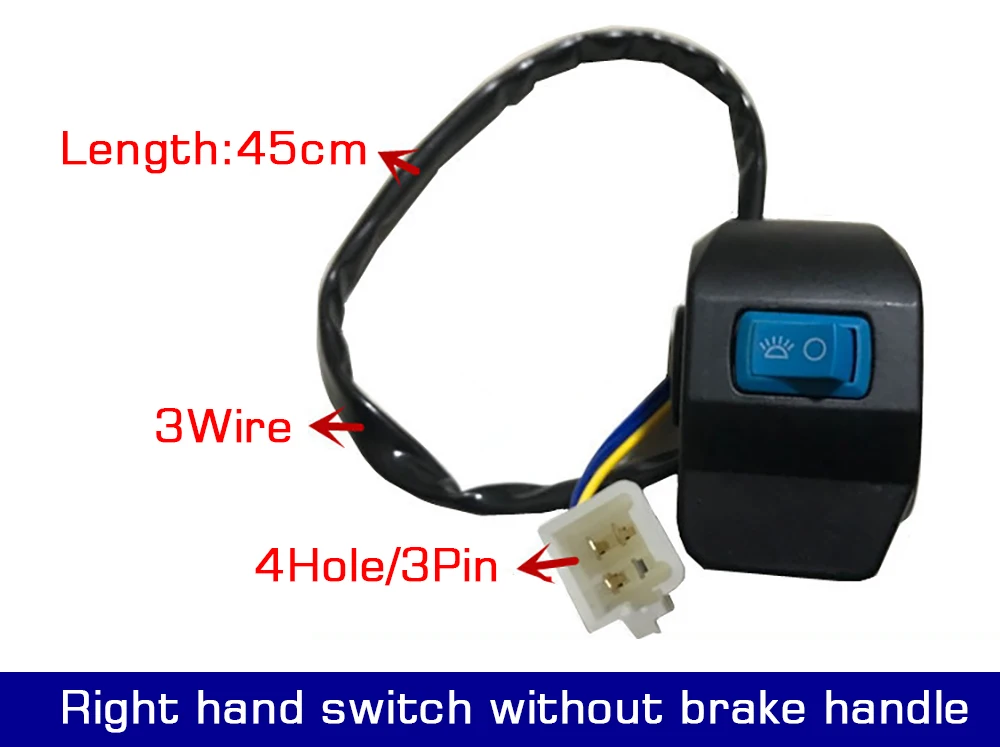 Cheap Electric tricycles and ebike  Horn Turn Signal&light multifunctional switch 12