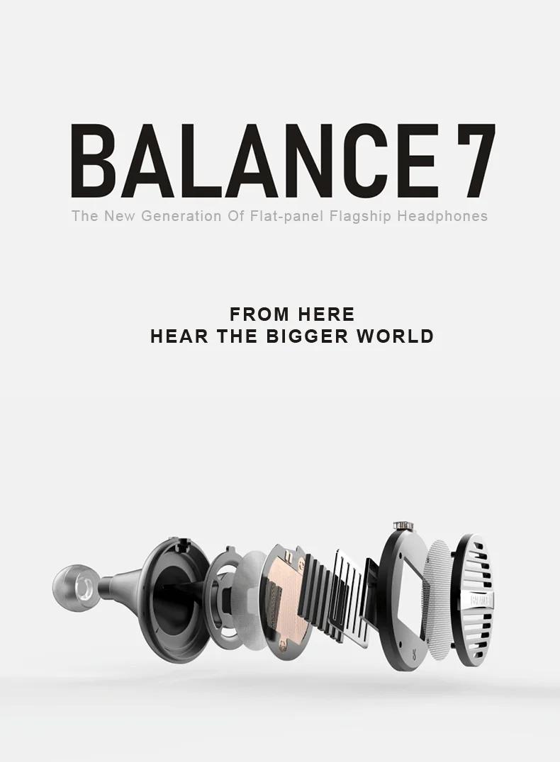 TFZ BALANCE 7 Плоские наушники-вкладыши высококачественный аудио монитор HIFI наушники с 2 pin 0,78 мм съемный кабель