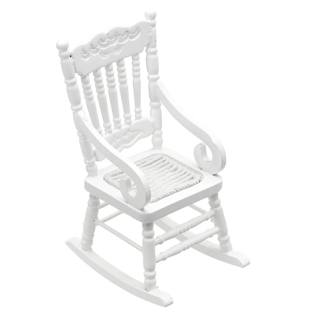 white wooden rocking chair australia kiwarm fashion 112 dollhouse miniature furniture white wooden rocking chair hemp rope seat for white wooden rocking chair australia kiwarm fashion 112 dollhouse miniature furniture white wooden rocking chair hemp rope seat for