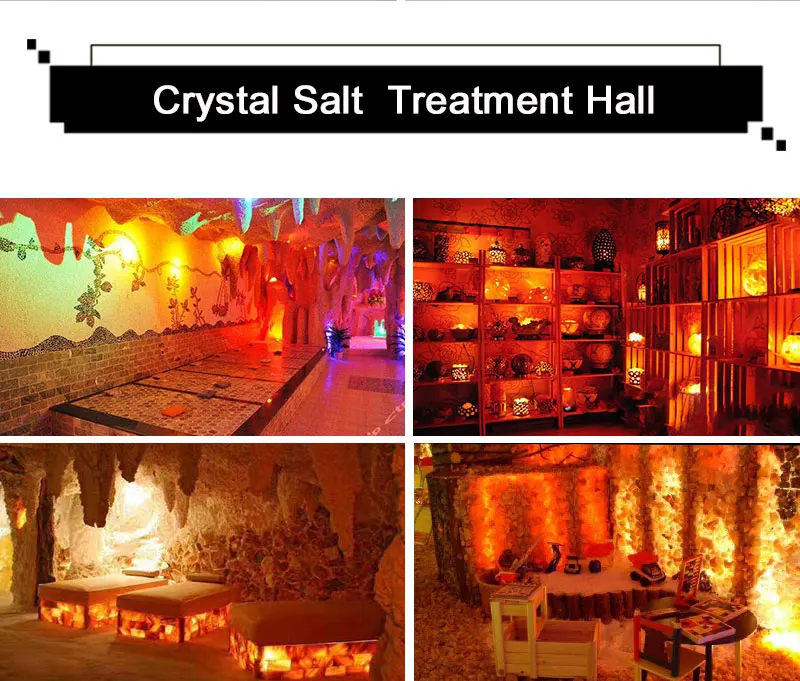 KHLITEC Triangle USB Salt Lamp Hand Carved Purifier Night Light Wooden Base Himalayan Colorful Crystal Rock Lamp Light5