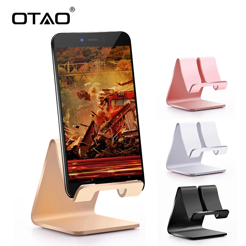 OTAO Universal Aluminium Legierung Desktop Telefon Ständer Halter Für iPhone Für Samsung Tabletten