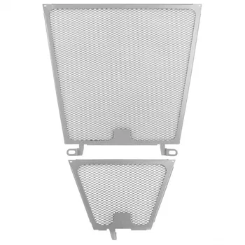 

For Aprili RSV4 09-14 Aluminum Radiator Guard And Oil Guard Grey