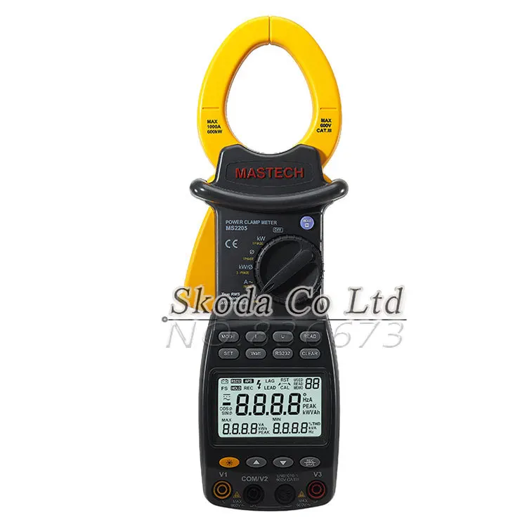 Free shipping MASTECH Digital Power Clamp Meter MS2205 3 Phase Harmonic Tester RS232 Interface Power Meter Free shipping MASTECH Digital Power Clamp Meter MS2205 3 Phase Harmonic Tester RS232 Interface Power Meter
