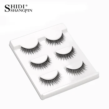 

3 Pairs Handmade Lashes Cross Fake Eye lashes Eyelash Extension False Eyelashes Makeup Eye lashes Fake Eyelashes BL-11