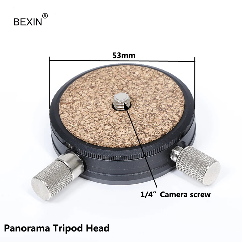 

360 degree Panoramic 1/4'' Camera Ball Head Quick Release Plate for DSLR Tripod Monopod Photo Video
