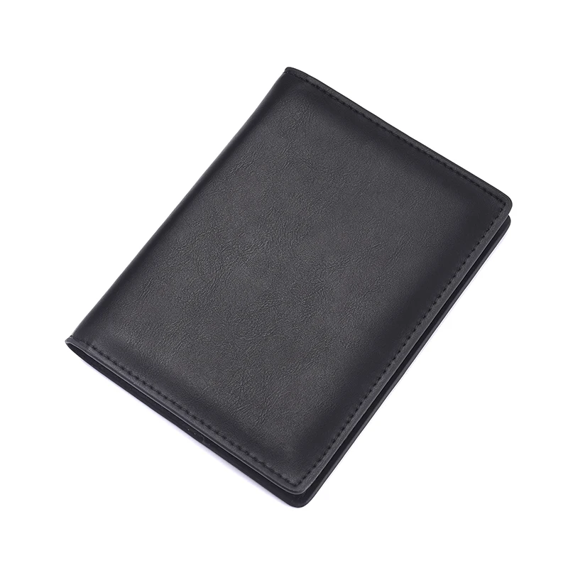 Genuine Leather Passport Cover ID Business Card Holder Travel Credit Wallet for Men (19)