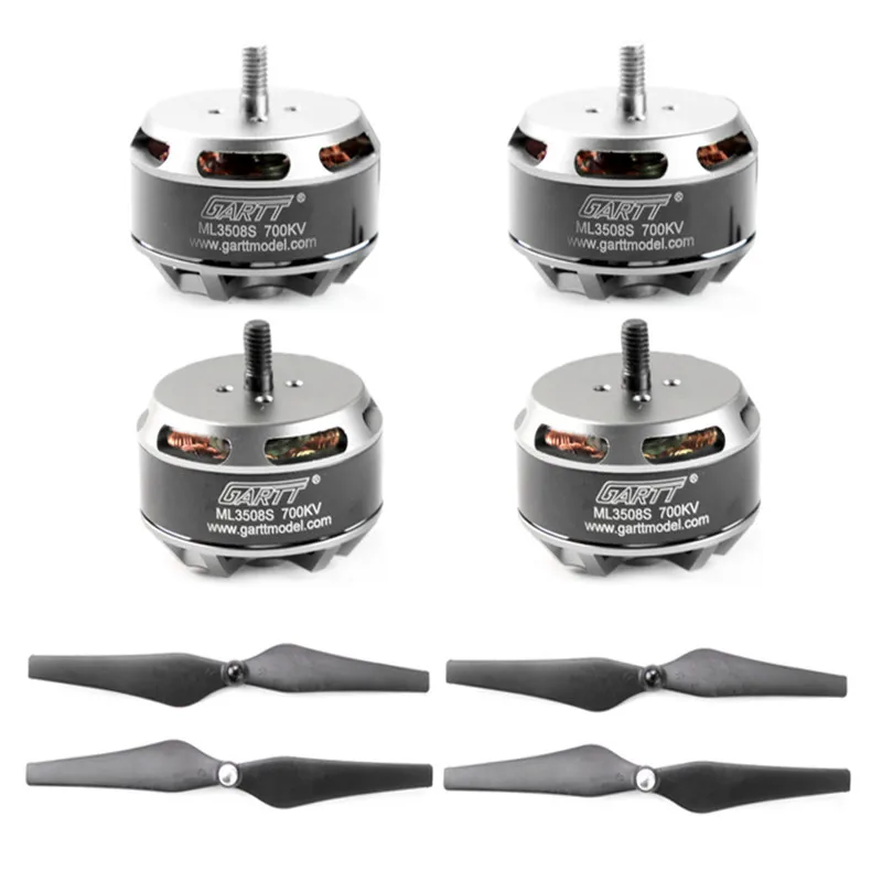 

GARTT 2 CW 2 CCW ML3508S 415KV Brushless Motor + 1345 Self-tightening propeller For DJI RC Multi-rotor Quadcopter Hexacopter