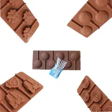 Силиконовая форма любовь леденец DIY шоколадная форма для украшения торта