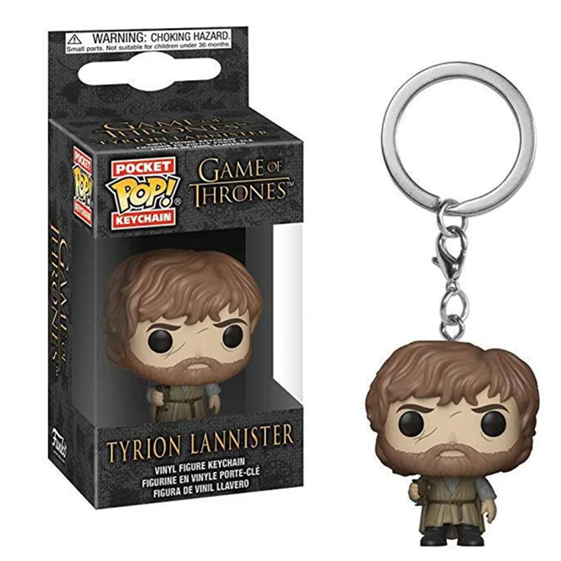 FUNKO поп Новый карманный брелок для ключей POP Тирион Ланнистер Игра престолов символов действие коллекционные игрушки Фигурки для детей