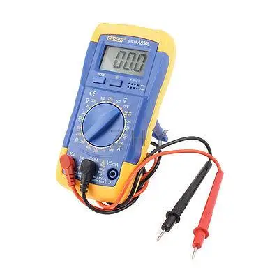 Вольтметр Амперметр Частота ЖК-Цифровой Multitester AC/DC Синий Желтый | Инструменты