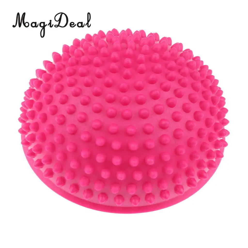 6 Pieces Hedgehog Styled Balance Pod Half Ball Physical Fitness Exercise Balance Trainner for Kids Adults Outdoor Sport Toys