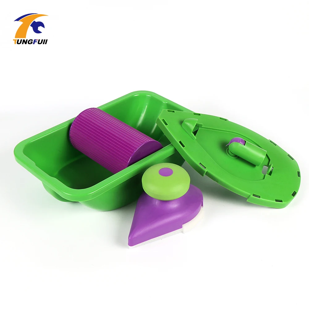 Decorative Paint Roller And Tray Set Painting Brush Paint Pad Pro Point N Paint Household Wall