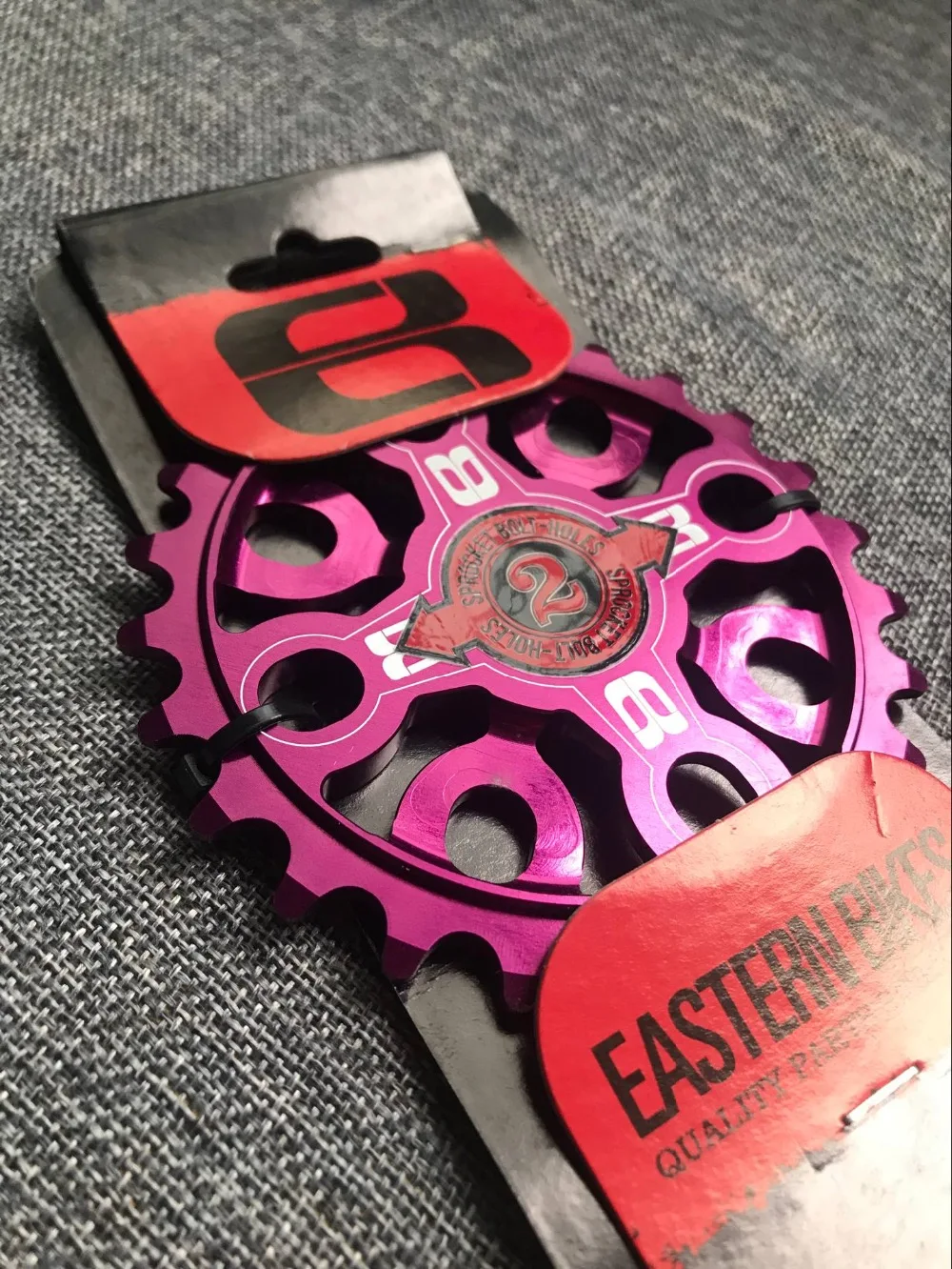 pink bmx sprocket