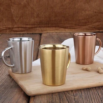 

Stainless Steel Beer Mug Drinking Colorful Water Cup With Handle Drinkware Bar Cold Drink Cup Blackpot Yill-caup Scuttle 1pcs