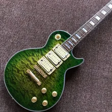 New arrive Custom Shop  top CUSTOM green LP Electric Guitar   Real photo shows    New arrive Custom Shop  top CUSTOM green LP Electric Guitar   Real photo shows