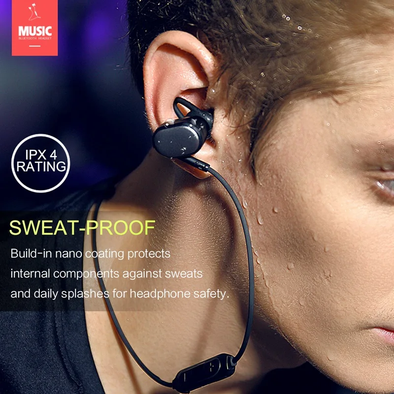 Mutto Спортивные Bluetooth наушники рок космическая серия Роскошные 4 1 IPX в ухо