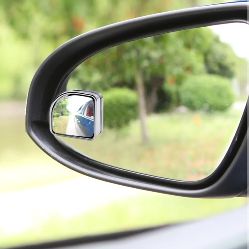 Зеркало для слепых зон серебристого цвета в форме веера Автомобильное
