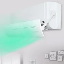 Регулируемая Крышка для кондиционера лобовое стекло кондиционер перегородка щит Multihole анти-прямой дуть ветровой направляющей