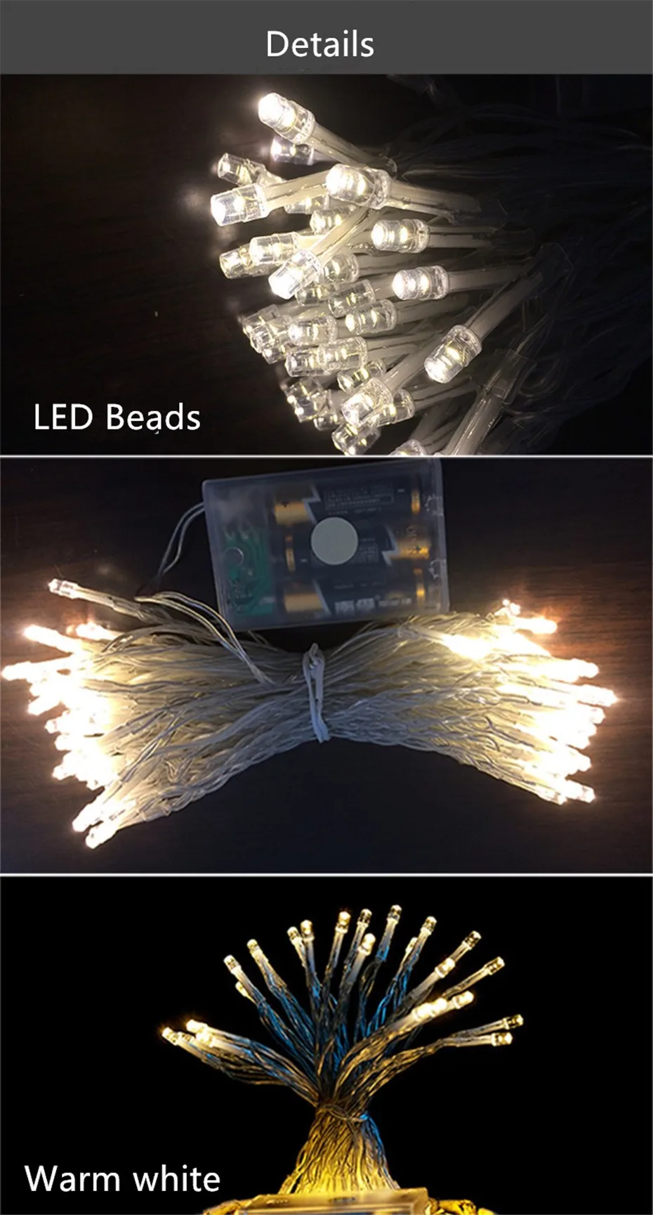 string light Garland for holiday decoration 