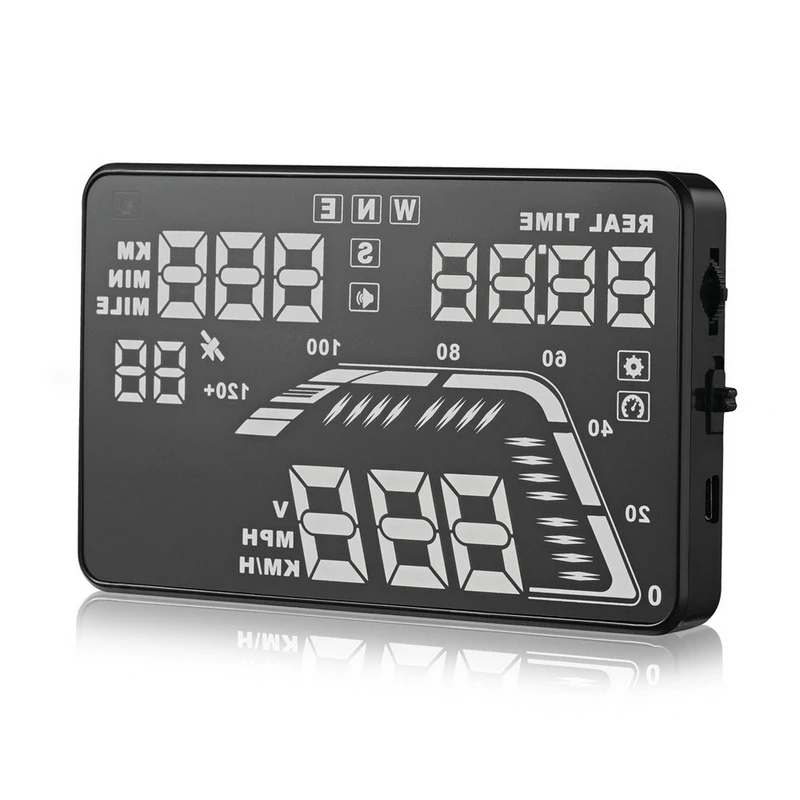 5 шт./лот Q7 &quotуниверсальный GPS HUD Дисплей на приборной панели проектор