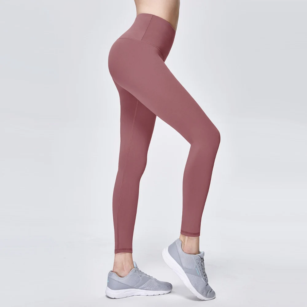 

BINTUOSHI Heigh QualityWomen Solid Seamless Leggings High Waist Women Yoga Pants Leggins Sport Running Fitness Compression Pants