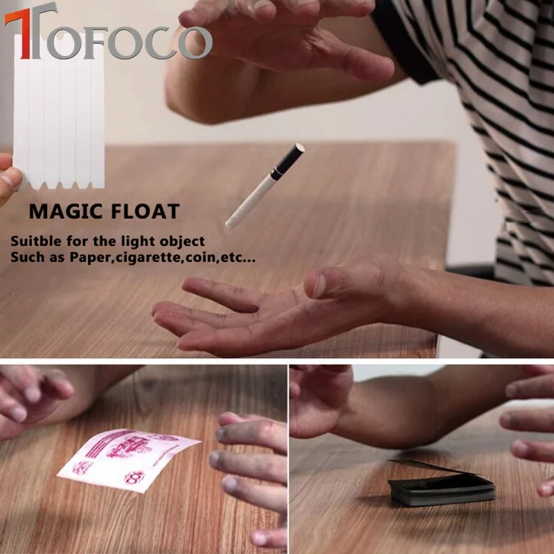 

TOFOCO New Stretch Invisible Hidden Coil Thread Loops Magic Haunted Trick Float Joke Prank Trick Fun Toy