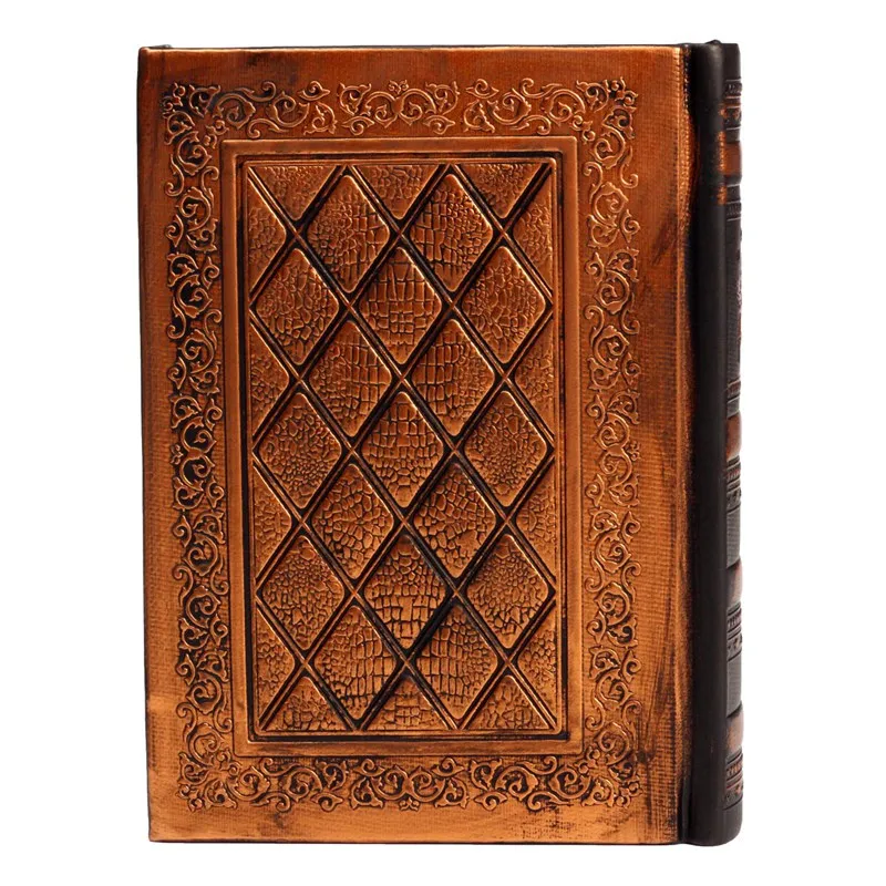 

Kicute New Retro Vintage Journal Diary Notebook Leather Blank Hard Cover Sketchbook Paper Travel Journal Blank Writing Paper