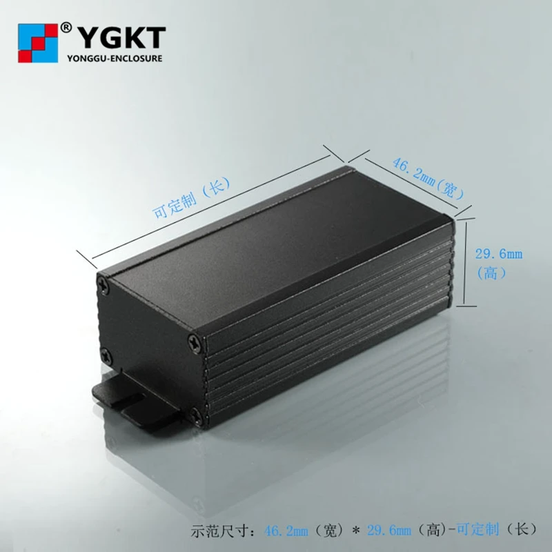 Литой под давлением 46 2*29 6*90/1.82 ''* 1 16'' * 3 54 ''(wxhxl) мм алюминиевый корпус