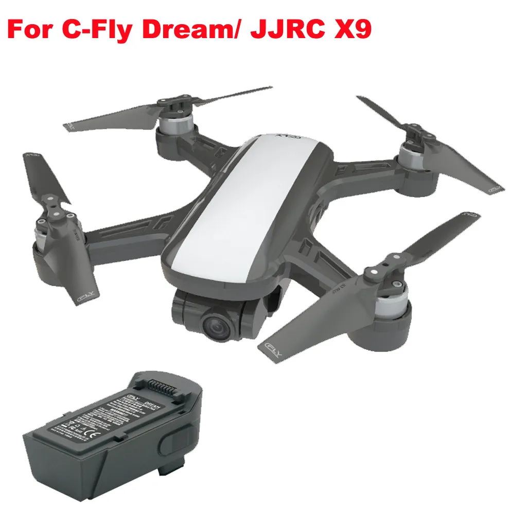 

11.4V 1000mAh Battery For JJR/C X9/ C-FLY 671w Dream RC Quadcopter Drone Spare Parts Flight time About 14-15 Mins 6.13