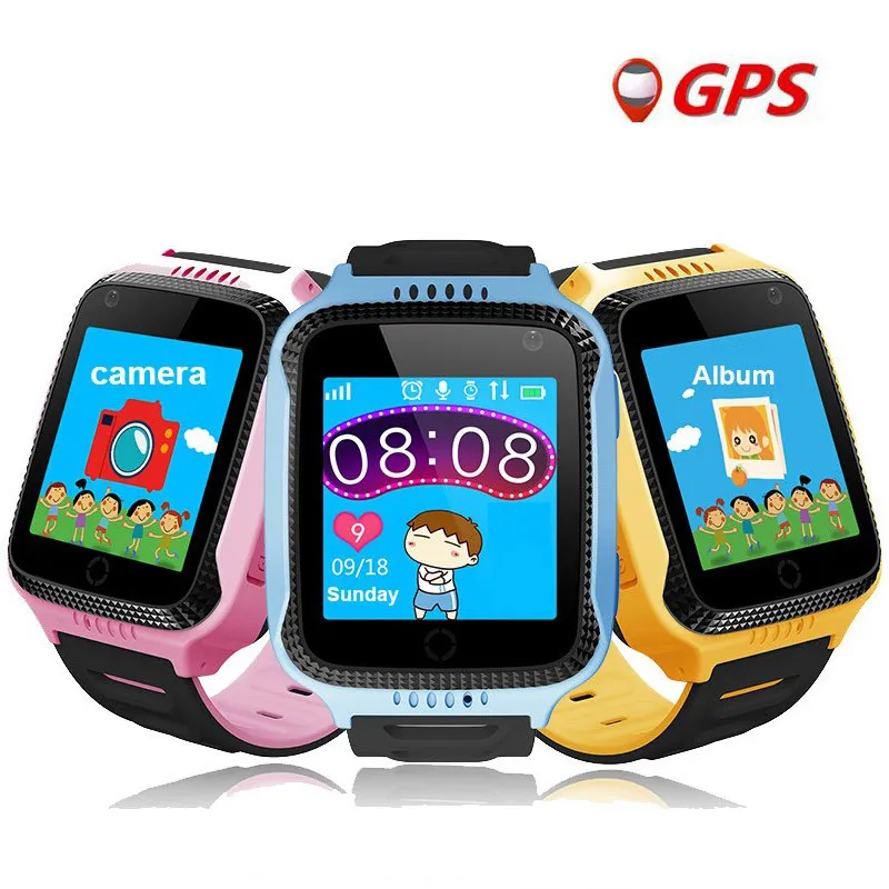Новые Детские Смарт часы с GPS трекером умные фонариком камерой сенсорным экраном